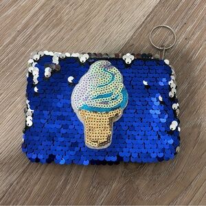 Sequin Ice Cream Coin Purse
